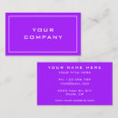 Buscar purple tarjetas de visita Para ella