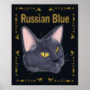 Buscar gato azul ruso posters Gris