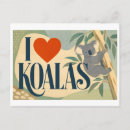 Buscar osos de koala postales Lindo