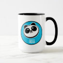 Buscar cara de la panda tazas Kawaii