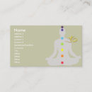 Buscar colores del chakra tarjetas de visita Flor