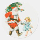 Buscar papá noel pegatinas Vintage