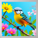 Buscar pájaros cantantes posters Flores