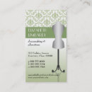 Buscar forma del vestido tarjetas de visita Moda