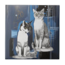 Buscar retrato abstracto azulejos 9 º gata