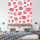 Buscar labios rojos arte Huella de beso