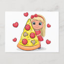 Buscar rebanada de pizza postales Niños