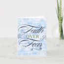 Buscar fe e inspiración tarjetas Miedo