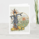 Buscar espantapájaros tarjetas Cosecha de otoño