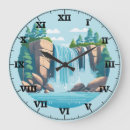 Buscar cascada relojes de pared Naturaleza