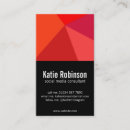 Buscar roja y negra tarjetas de visita Rojo