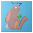 Buscar conejo azulejos Ilustracion