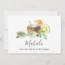 Buscar cócteles tropicales tarjetas Verano