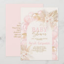 Buscar arco rosado invitaciones Futura madre