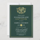 Buscar máscara de la mascarada invitaciones Para ella