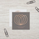 Buscar flor loto de tarjetas de visita Elegante