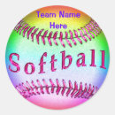Buscar del softball pegatinas Chica