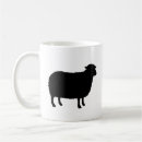 Buscar ovejas negras de la familia tazas 6 º oveja