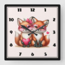 Buscar zorro relojes de pared 6 º zorra