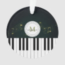Buscar piano adornos Monograma