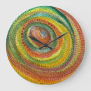 Buscar arte pintado a mano relojes de pared General y unisex