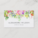 Buscar floracion tarjetas de visita Flores