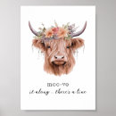 Buscar highland cow arte Vaca de montaña