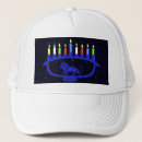 Buscar luz de la estrella gorras Menorah