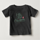 Buscar mi primera navidad bebe camisetas Familia