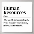 Buscar recursos humanos posters Empleado