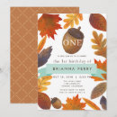 Buscar acorn invitaciones Hojas de otoño