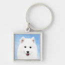 Buscar samoyedo llaveros Perro