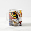 Buscar gato amarillo tazas Gatito