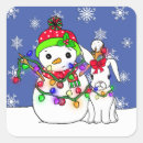 Buscar conejito de la navidad pegatinas Muñeco de nieve