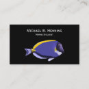 Buscar biólogo marino tarjetas de visita Tropical