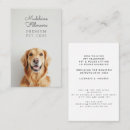 Buscar cat tarjetas de visita Andador de perros