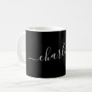 Buscar blanco negro tazas Plantilla de texto editable