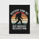 Buscar bigfoot tarjetas Bosque