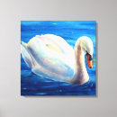 Buscar cisne blanco lienzos Lago