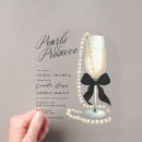 Buscar perlas negras invitaciones Perlas y prosecco
