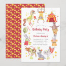 Buscar circo invitaciones Moderno