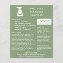 Buscar ama de casa flyers Limpiador