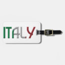 Buscar bandera italiana etiquetas para maletas Viaje