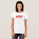 Buscar amapolas camisetas Para ella