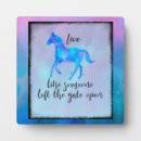 Buscar caballos salvajes placas fotograbadas Caballo salvaje