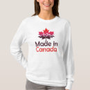 Buscar hoja de arce canadiense camisetas Para ella