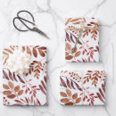 Buscar hojas otoño de papel de regalo Botánico