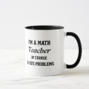 Buscar para los profesores de matemáticas regalos Café