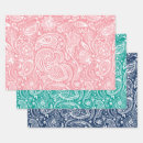 Buscar paisaje papel de regalo Blanco