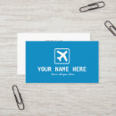 Buscar asistente vuelo de tarjetas de visita Aeroplano